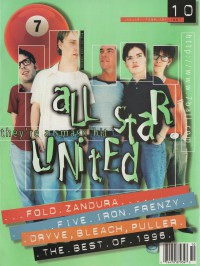 Cover of 7ball, Jan / Feb 1997 #10, featuring All Star United