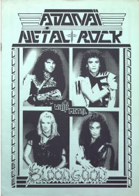 Adonai Metal Rock, July 1988 #1 featuring Bloodgood