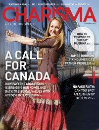 Cover of Charisma, Feb 2013 v. 38, i. 7, featuring Faytene Grasseschi