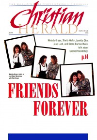 Cover of Christian Herald, May / Jun 1990 v. 113, i. 3, featuring Melody Green, Pam Boyer