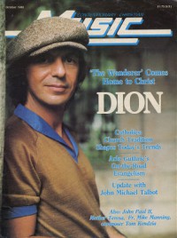 Cover of Contemporary Christian Music, Oct 1980 v. 3, i. 4, featuring Dion DiMucci