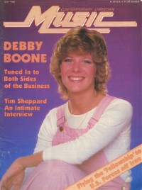 Cover of Contemporary Christian Music, Jun 1980 v. 2, i. 12, featuring Debby Boone