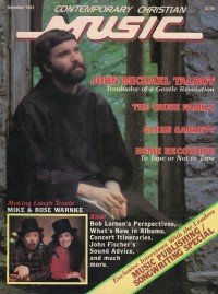 Cover of CCM, Dec 1982 v. 5, i. 6, featuring John Michael Talbot