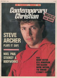 Cover of CCM, Dec 1985 v. 8, i. 6, featuring Steve Archer