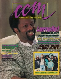 Cover of CCM, Sep 1987 v. 10, i. 3, featuring Larnelle Harris