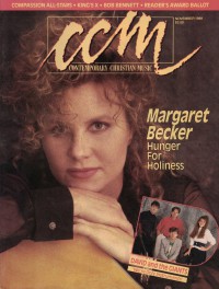 Cover of CCM, Nov 1989 v. 12, i. 5, featuring Margaret Becker