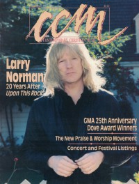 Cover of CCM, Jun 1989 v. 11, i. 12, featuring Larry Norman