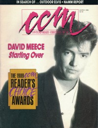 Cover of CCM, Mar 1990 v. 12, i. 9, featuring David Meece