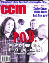 Cover of CCM, Jan 2001 v. 23, i. 7, featuring P.O.D.