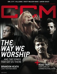 Cover of CCM Digital, Jul 2012, featuring Worship Music