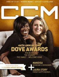 Cover of CCM Digital, Sep 2013, featuring Mandisa Lynn Hundley & Laura Story / Dove Awards