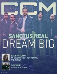 Cover of CCM Digital, 1 Oct 2014, featuring Sanctus Real