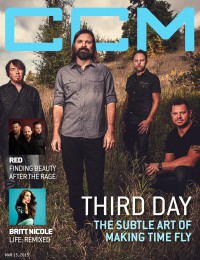 Cover of CCM Digital, 15 Mar 2015, featuring Third Day