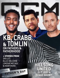 Cover of CCM Digital, 15 Jun 2015, featuring KB, Jason Crabb, Chris Tomlin