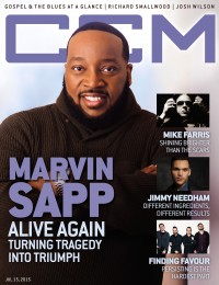 Cover of CCM Digital, 15 Jul 2015, featuring Marvin Sapp