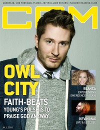 Cover of CCM Digital, 1 Jul 2015, featuring Owl City