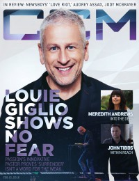 Cover of CCM Digital, 15 Feb 2016, featuring Louie Giglio