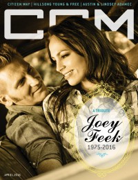 Cover of CCM Digital, 1 Apr 2016, featuring Joey Feek, Rory Feek