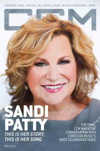 Cover of CCM Digital, 15 May 2016, featuring Sandi Patty