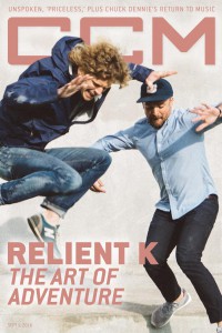 Cover of CCM Digital, 1 Sep 2016, featuring Relient K