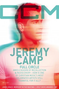 Cover of CCM Digital, 15 Oct 2017, featuring Jeremy Camp