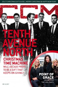 Cover of CCM Digital, 15 Dec 2017, featuring Tenth Avenue North