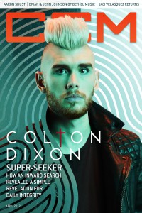 Cover of CCM Digital, 1 Apr 2017, featuring Colton Dixon