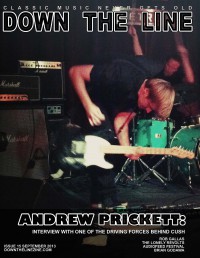 Cover of Down The Line, Sep 2013 #15, featuring Andrew Prickett