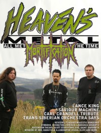 Cover of Heaven's Metal, Feb / Mar 2006 #62, featuring Mortification