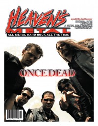 Cover of Heaven's Metal, Oct / Nov 2007 #71, featuring Once Dead