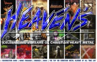 Cover of Heaven's Metal, Sep 2010 #86, featuring 25 Years of Christian Metal