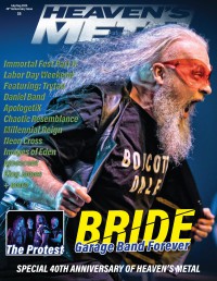 Cover of Heaven's Metal, Jul / Aug 2025, featuring Dale Thompson
