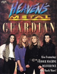 Cover of Heaven's Metal, Mar / Apr 1993 #40, featuring Guardian