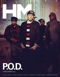 Cover of HM, Aug 2012 #158, featuring P.O.D.