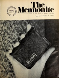Cover of The Mennonite, 9 Jan 1973 v. 88, i. 2