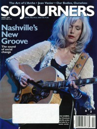 Cover of Sojourners, Apr 2009 v. 38, i. 4, featuring Emmylou Harris
