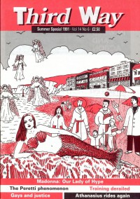 Cover of ThirdWay, Sum 1991 v. 14, i. 6, featuring Madonna
