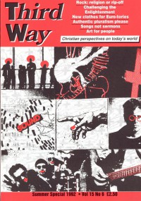 Cover of ThirdWay, Sum 1992 v. 15, i. 6, featuring Rock