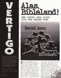 Vertigo, Spring 1994 v. 4, i. 6 featuring Bibleland