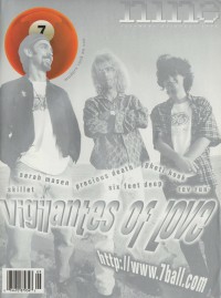 Cover of 7ball, Nov / Dec 1996 #9, featuring Vigilantes of Love