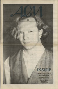 Cover of ACM Journal, 1990 #3, featuring Charlie Peacock