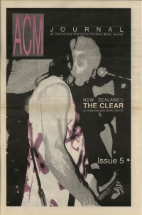 Cover of ACM Journal, 1991 #5, featuring The Clear