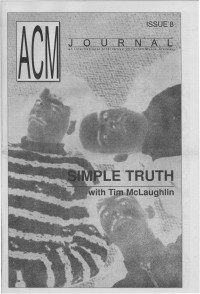 Cover of ACM Journal, 1992 #8, featuring Simple Truth (WA)