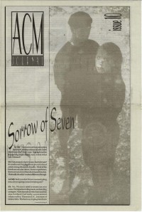 Cover of ACM Journal, 1992 #10, featuring Sorrow of Seven