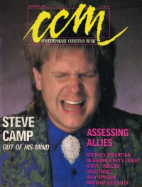 Cover of CCM, Nov 1986 v. 9, i. 5, featuring Steve Camp