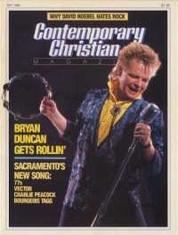 Cover of Contemporary Christian Magazine, May 1986 v. 8, i. 11, featuring Bryan Duncan