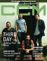 Cover of CCM Digital, Nov 2010, featuring Third Day