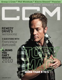 Cover of CCM Digital, Jan 2010, featuring TobyMac
