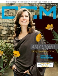 Cover of CCM Digital, Apr 2010, featuring Amy Grant