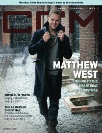 Cover of CCM Digital, Dec 2011, featuring Matthew West